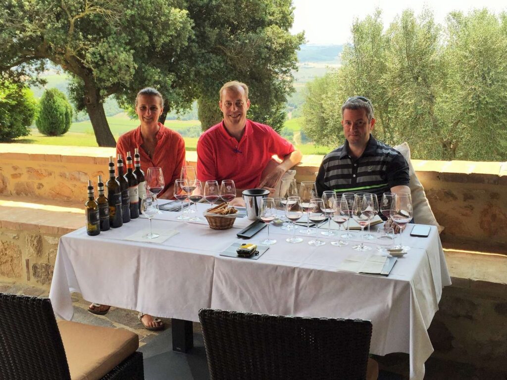 Wine tasting in Italy